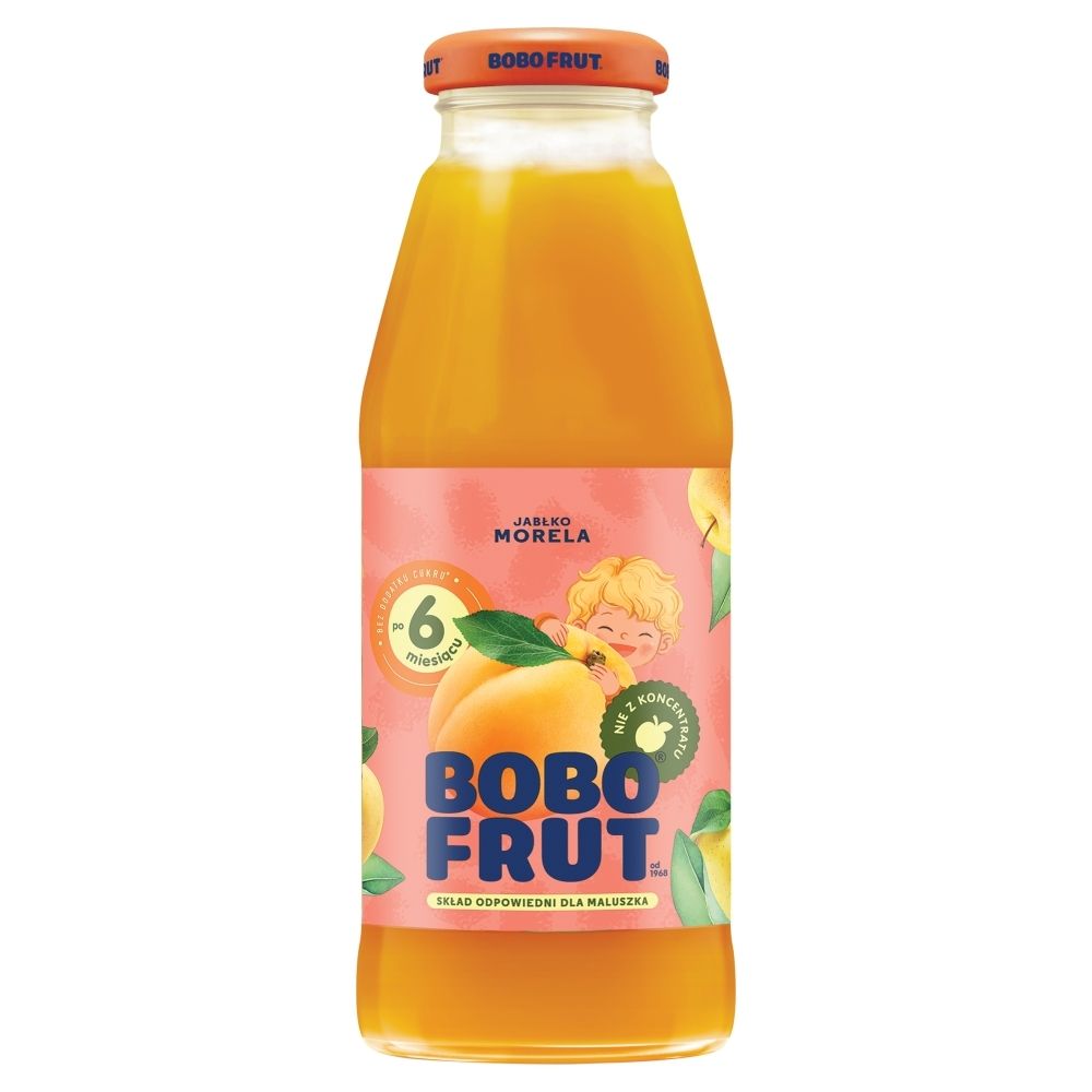 Bobo Frut Nektar Jabłko morela 300 ml po 6 miesiącu