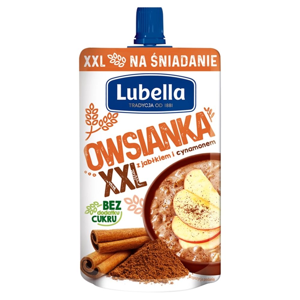 owsianka xxl z jabłkiem i cynamonem
