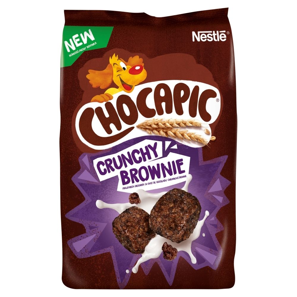 Nestlé Chocapic Zbożowe płatki śniadaniowe o smaku brownie 400 g