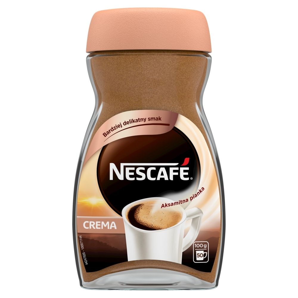 Nescafe NESCAFÉ SENSAZIONE CREMÉ SŁOIK 100G 100 G wszystko dla domu i biura! 12114979