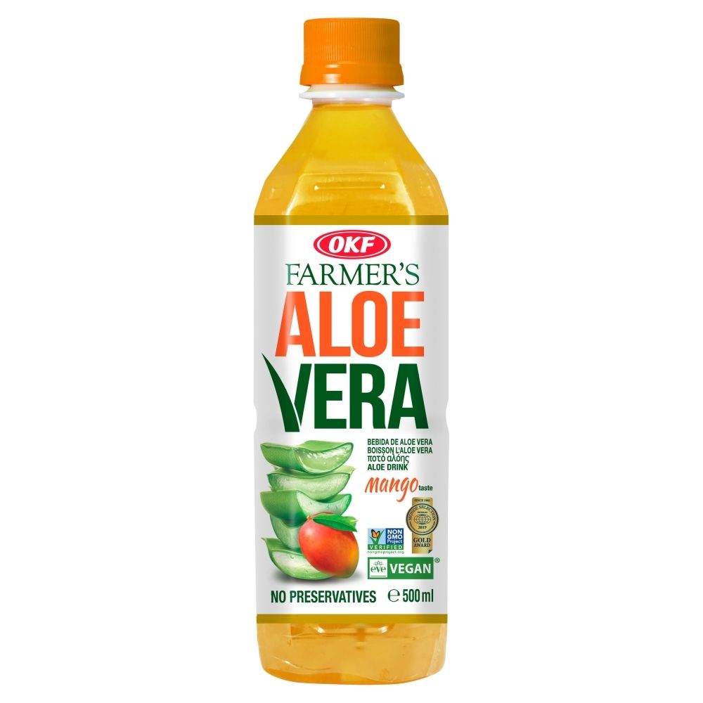 OKF Napój z cząstkami aloesu Vera mango naturalny 500 ml 8809713912325