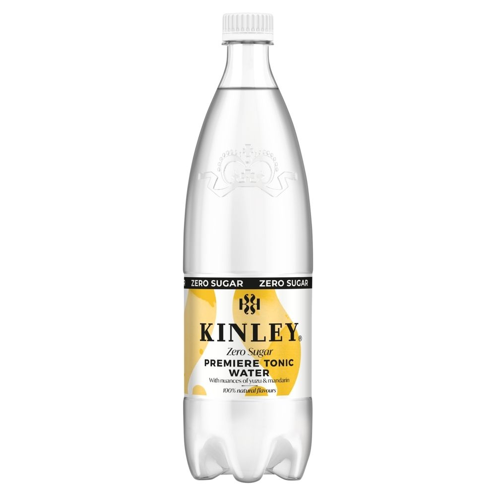 KINLEY Zero Sugar 1000ml NAPÓJ GAZOWANY Premiere Tonic Water