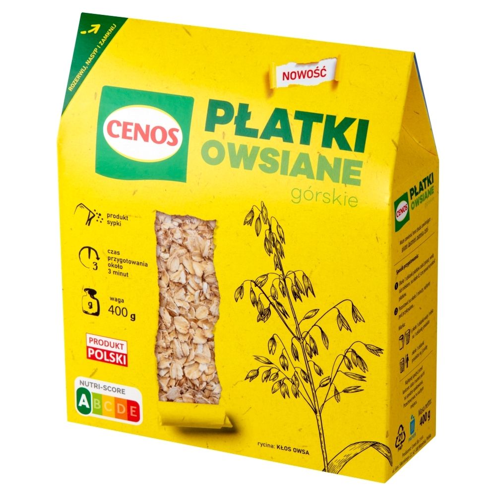 Cenos Płatki owsiane górskie 400 g