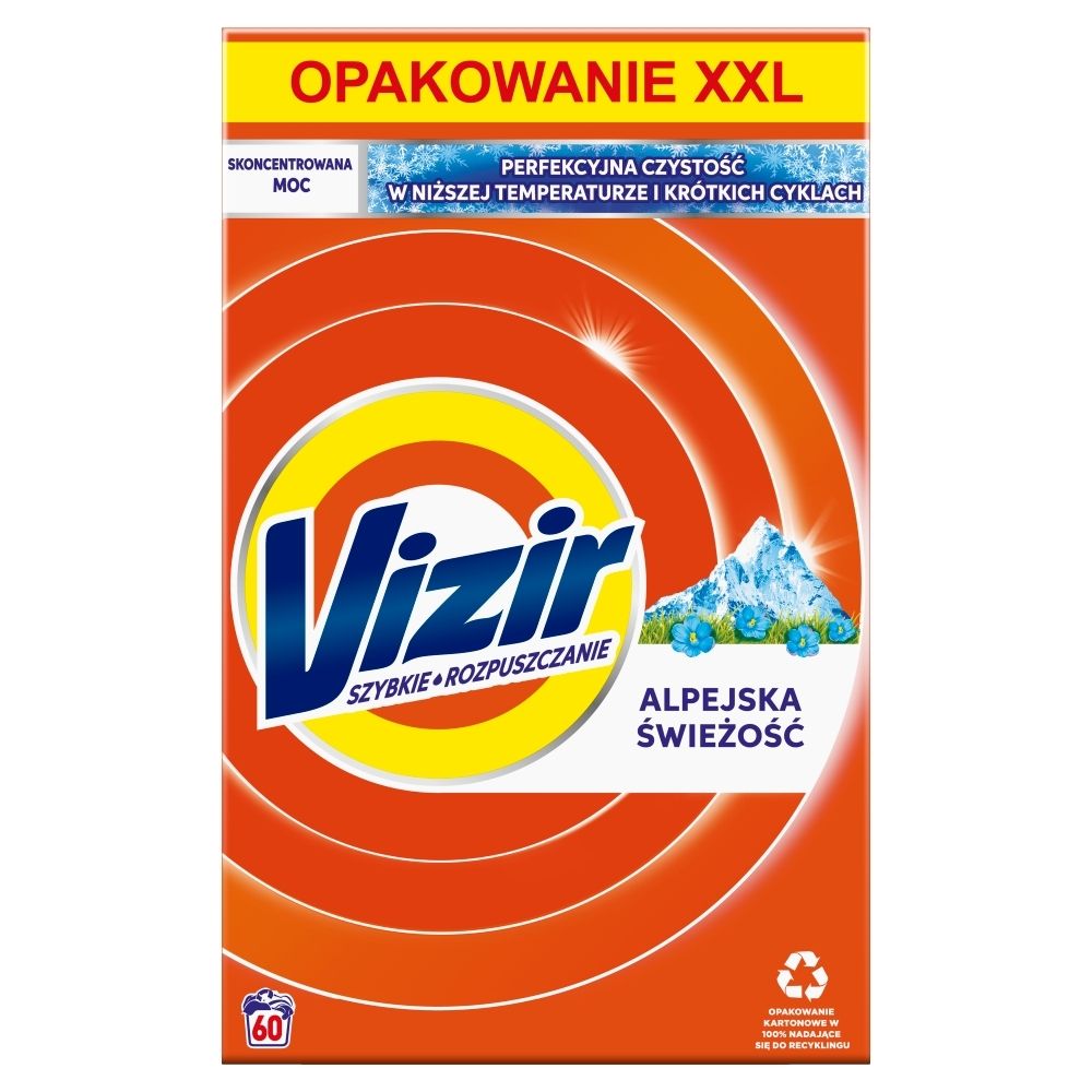 Vizir Proszek do prania Alpine Fresh, 60 prań