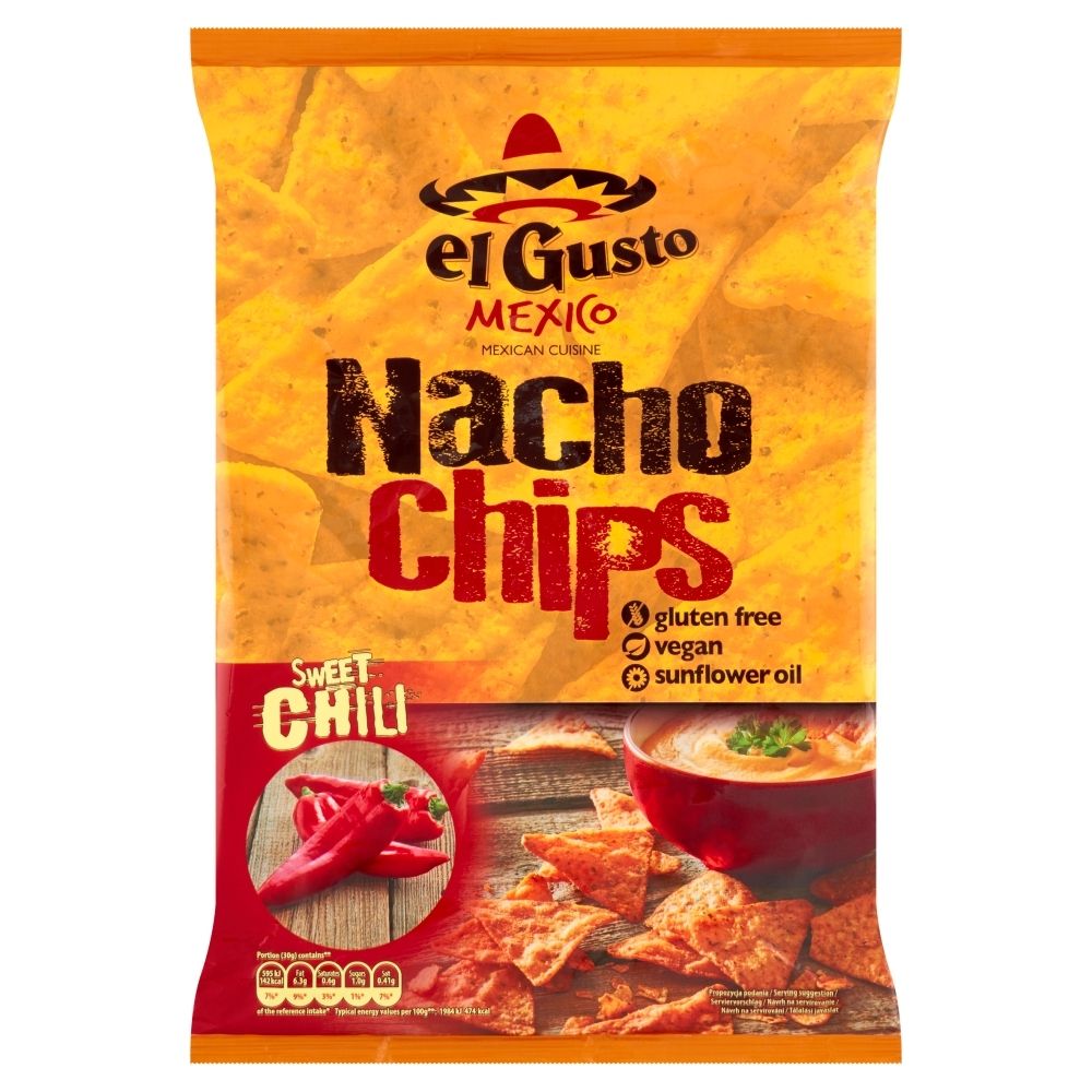 el Gusto Mexico Nachos Sweet Chili 180 g