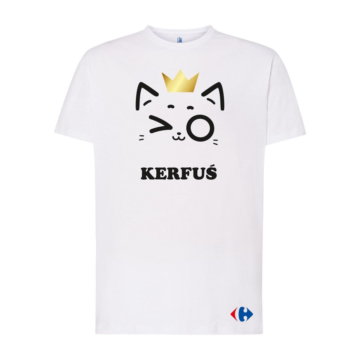 KERFUŚ w koronie T-shirt jednostronny biały XL