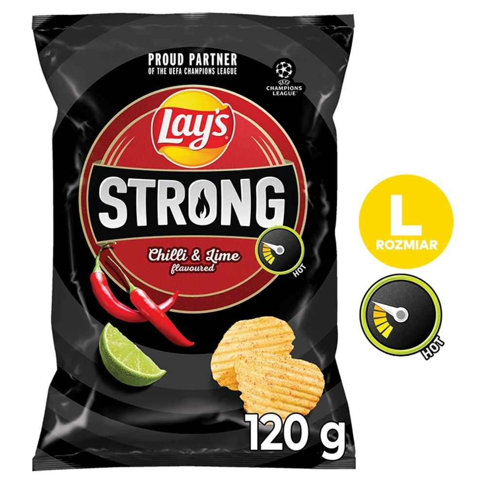 LAY'S STRONG CHILLI LIME 120G