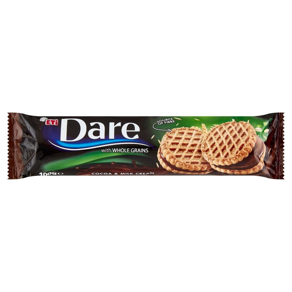 Dare, Ciasteczka owsiane z kremem kakaowym, 100g