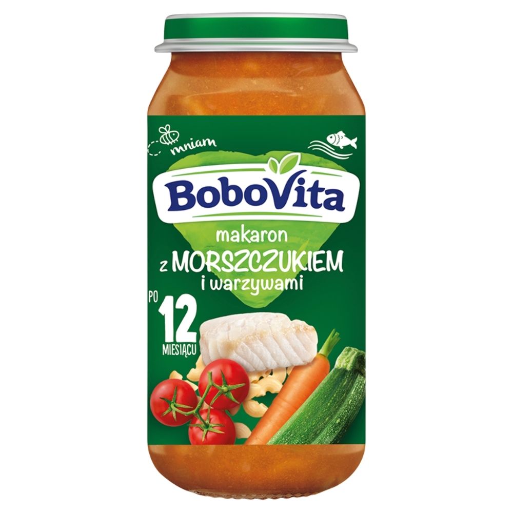 BoboVita Makaron z morszczukiem i warzywami po 12 miesiącu 250 g