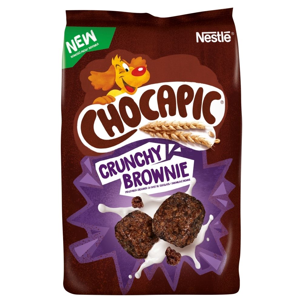 Nestlé Chocapic Zbożowe płatki śniadaniowe o smaku brownie 210 g