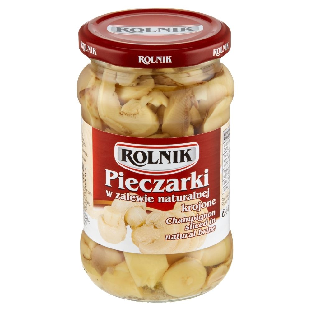 ROLNIK Pieczarki w zalewie naturalnej krojone 370 ml