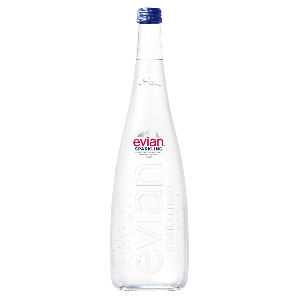 Evian Naturalna Woda Mineralna Gazowana Szkło 750Ml