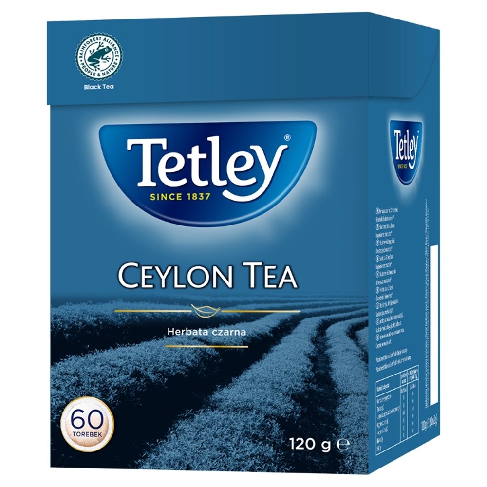 Tetley Ceylon Tea Herbata czarna 120 g (60 x 2 g)