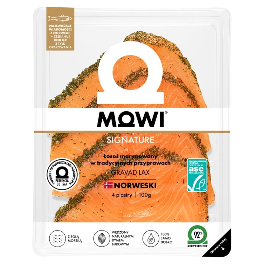 Mowi Signature Łosoś marynowany w tradycyjnych przyprawach 100 g