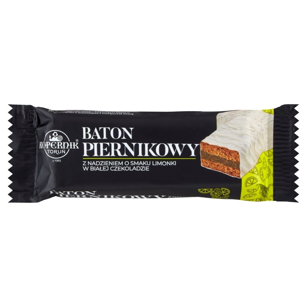 Kopernik Baton piernikowy z nadzieniem o smaku limonki w białek czekoladzie 50g  od 150 złotych CKOP.8110