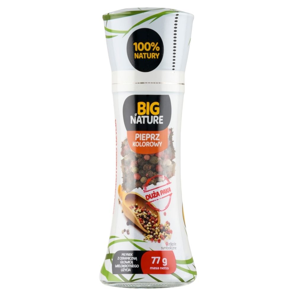 Big Nature Pieprz kolorowy w młynku 77 g