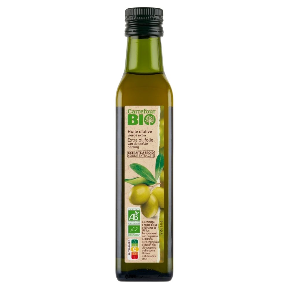 Carrefour Bio Oliwa z oliwek najwyższej jakości z pierwszego tłoczenia 25 cl