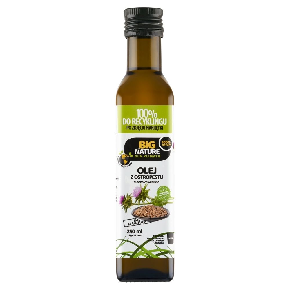 Big Nature Olej z ostropestu tłoczony na zimno 250 ml