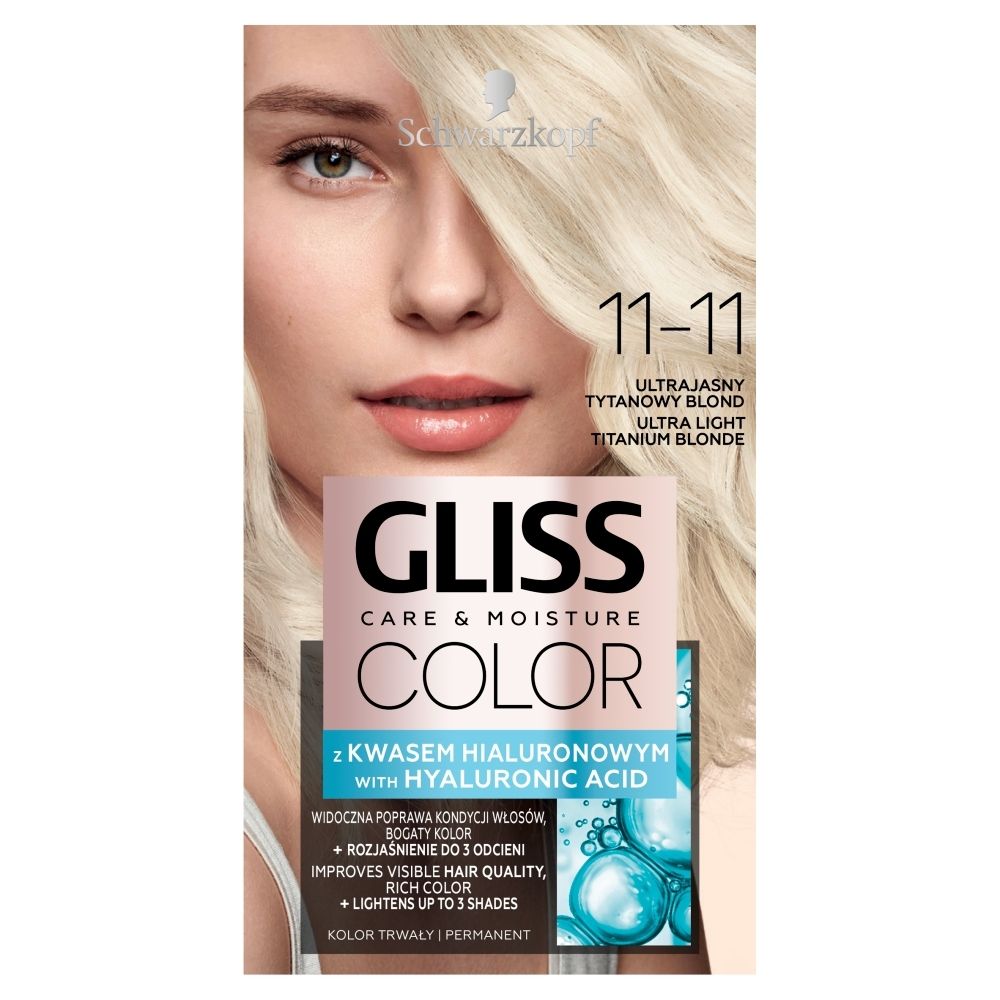GLISS COLOR KREM KOLOR.D/WŁ. 11-11 ULT.JAS.TYTAN.BLOND /467