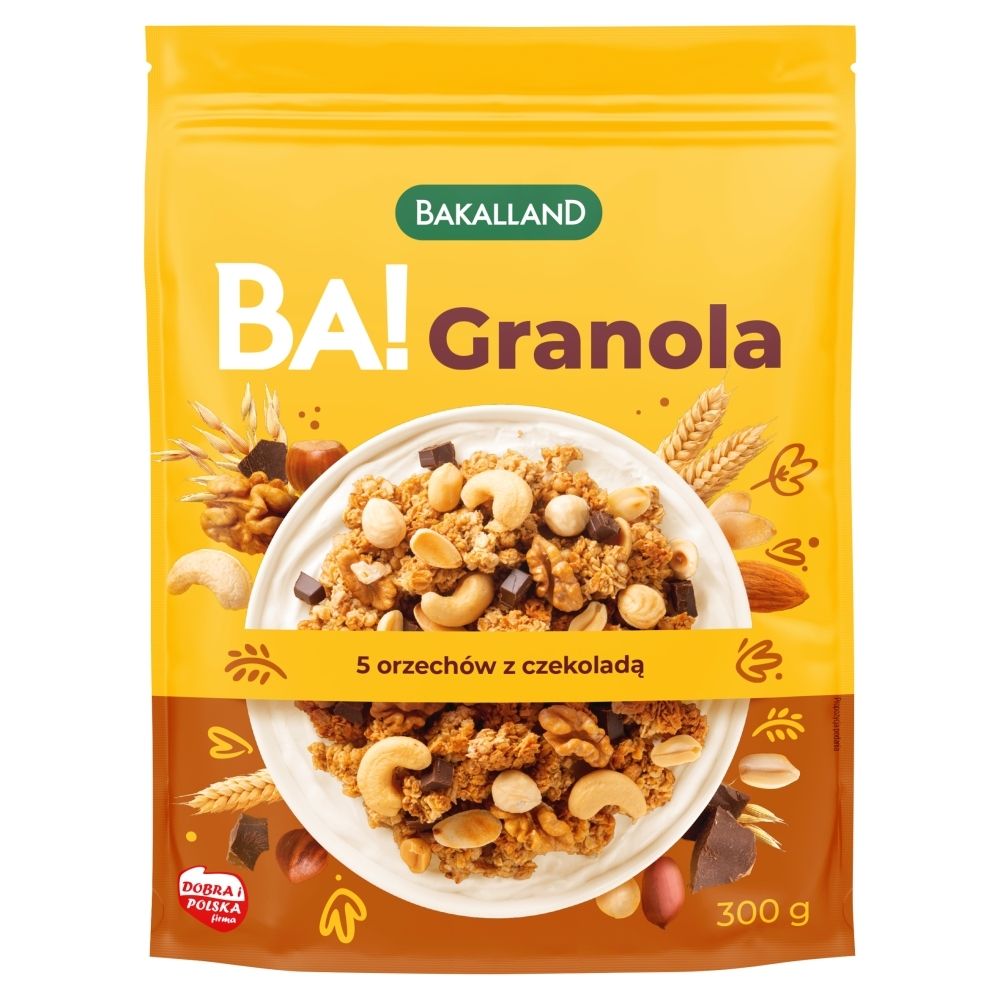 Bakalland BA! Granola 5 orzechów 300 g