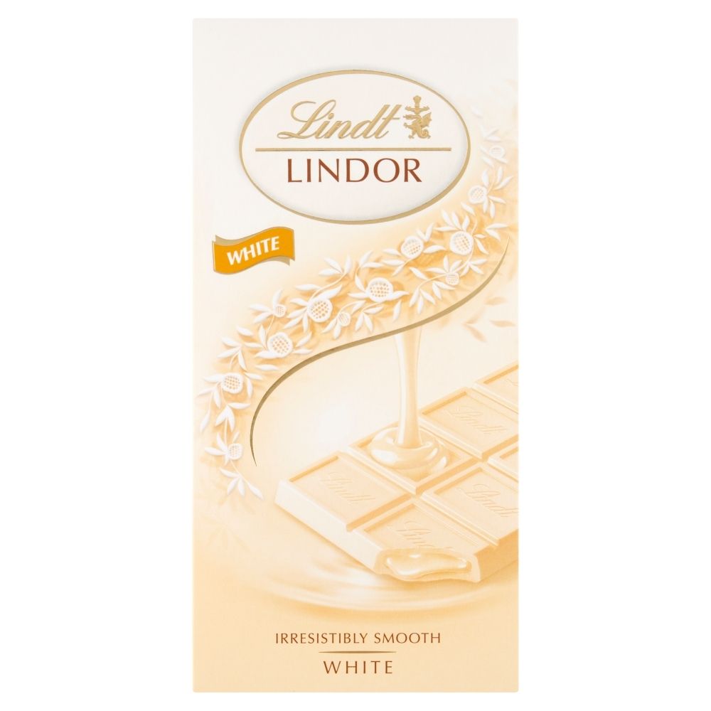 Lindt Lindor Biała czekolada z nadzieniem 100 g