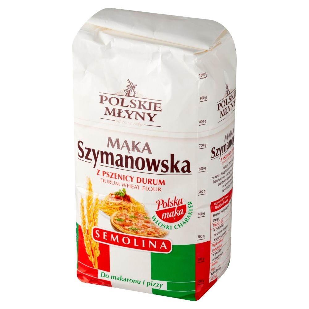 Polskie Młyny Mąka Szymanowska Semolina z pszenicy durum 1 kg