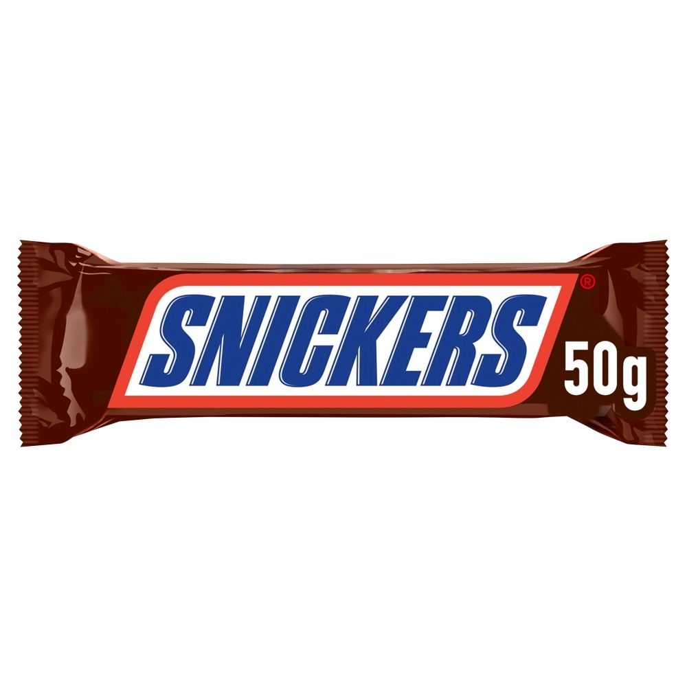 MARS Baton Snickers z nugatowym nadzieniem i orzeszkami ziemnymi w karmelu i czekoladzie 50 g