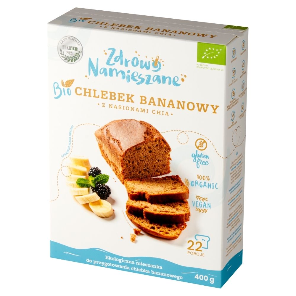 ZDROWO NAMIESZANE Mieszanka do wypieku chlebka bananowego 400g