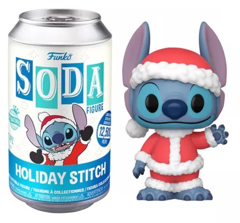 lilo and stitch - pop soda - holiday stitch with chase