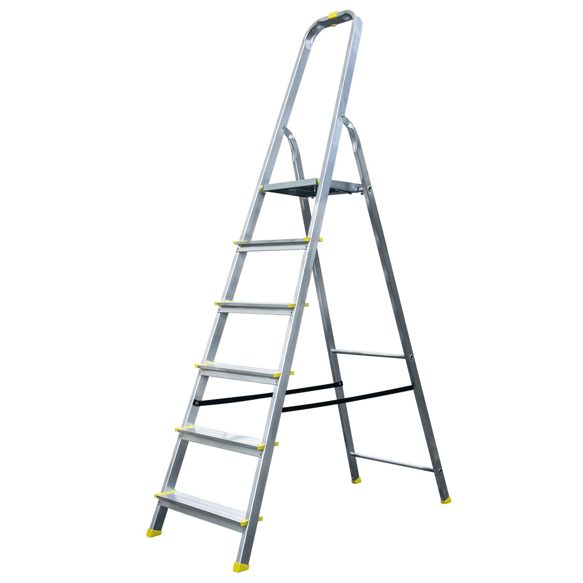 DRABINA DOMOWA ALUMINIOWA MOCNA 150KG 6-STOPNI TUV HACZYK BAYERSYSTEM