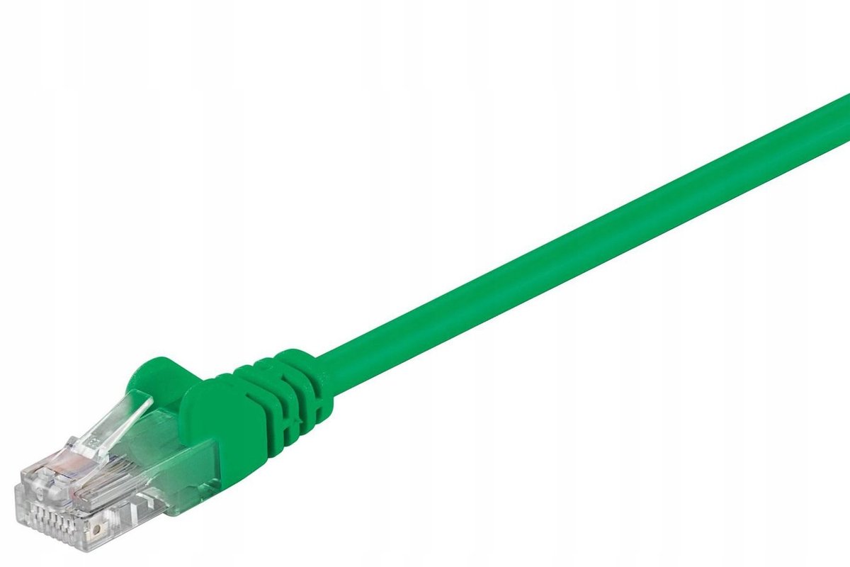 MicroConnect RJ-45/RJ-45 kat.5e U/UTP Zielony 0.25m B-UTP50025G