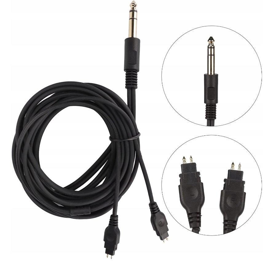 Przewód Kabel Do Sennheiser Hd580 Hd600 Hd650 Hd660 - 6.35Mm
