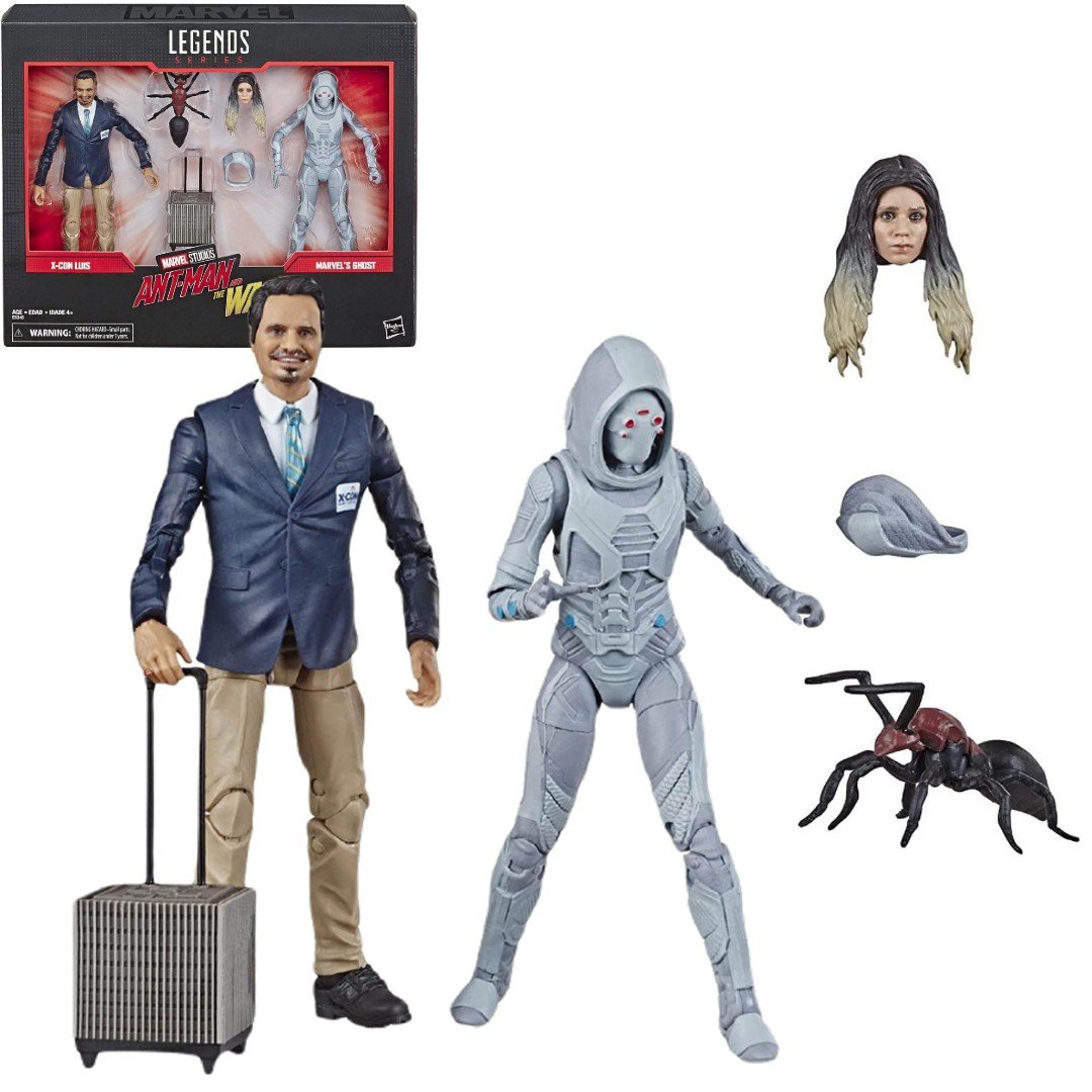 Hasbro Marvel Ant-Man And The Wasp Zestaw Figurek X-Con Luis i Ghost + akcesoria E6345