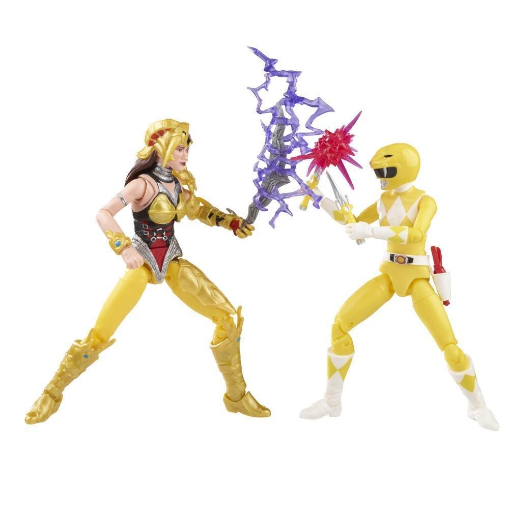 Hasbro Power Rangers Lightning Collection Mighty Morphin Yellow Ranger Vs Mighty Morphin Scorpina F2046