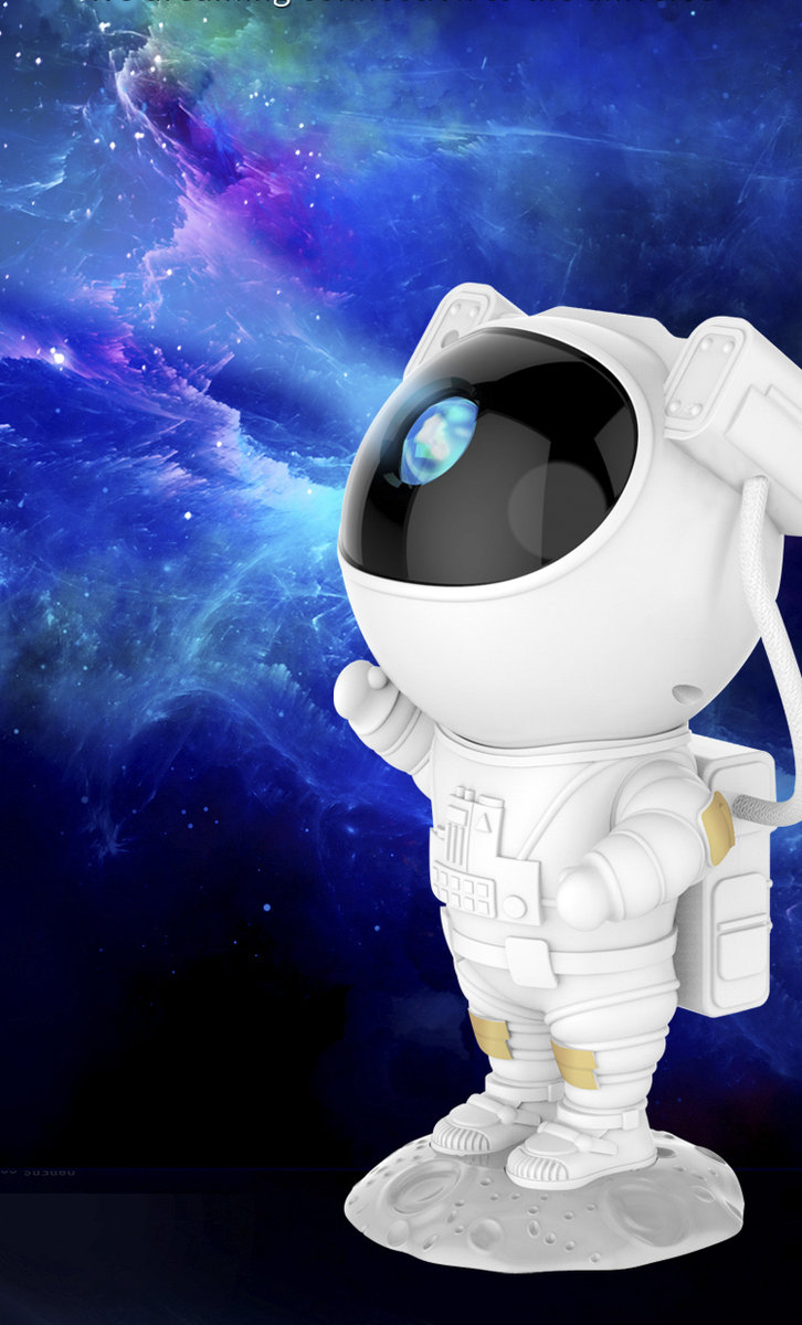 Projektor Gwiazd Nieba Lampka Nocna Astronauta + Pilot