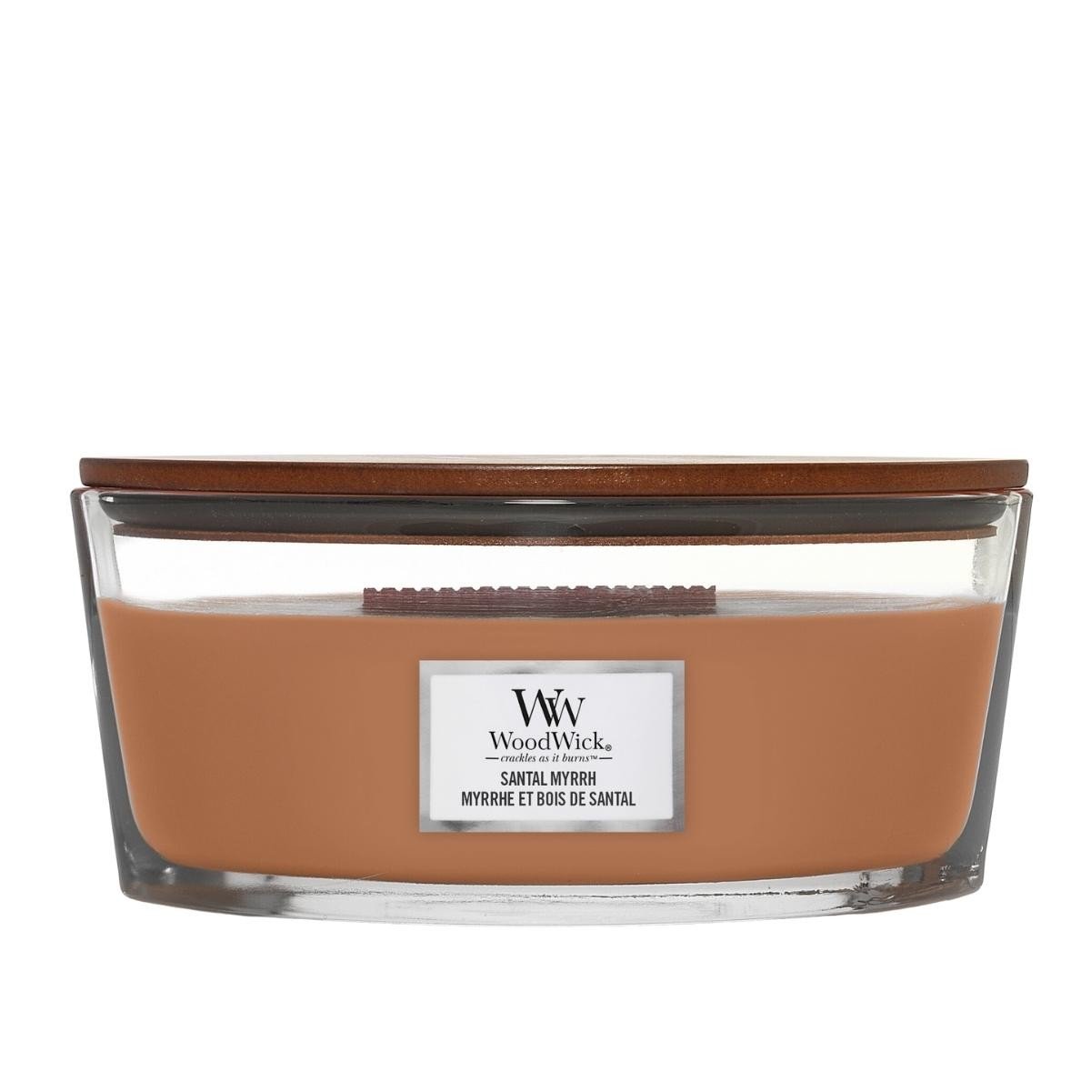 Świeca Zapachowa Woodwick Santal Myrrh- Elipsa