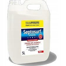 CLOVIN SEPTOSURF PŁYN D/DEZYNFEK.5L PROFESIONAL 5900308779019