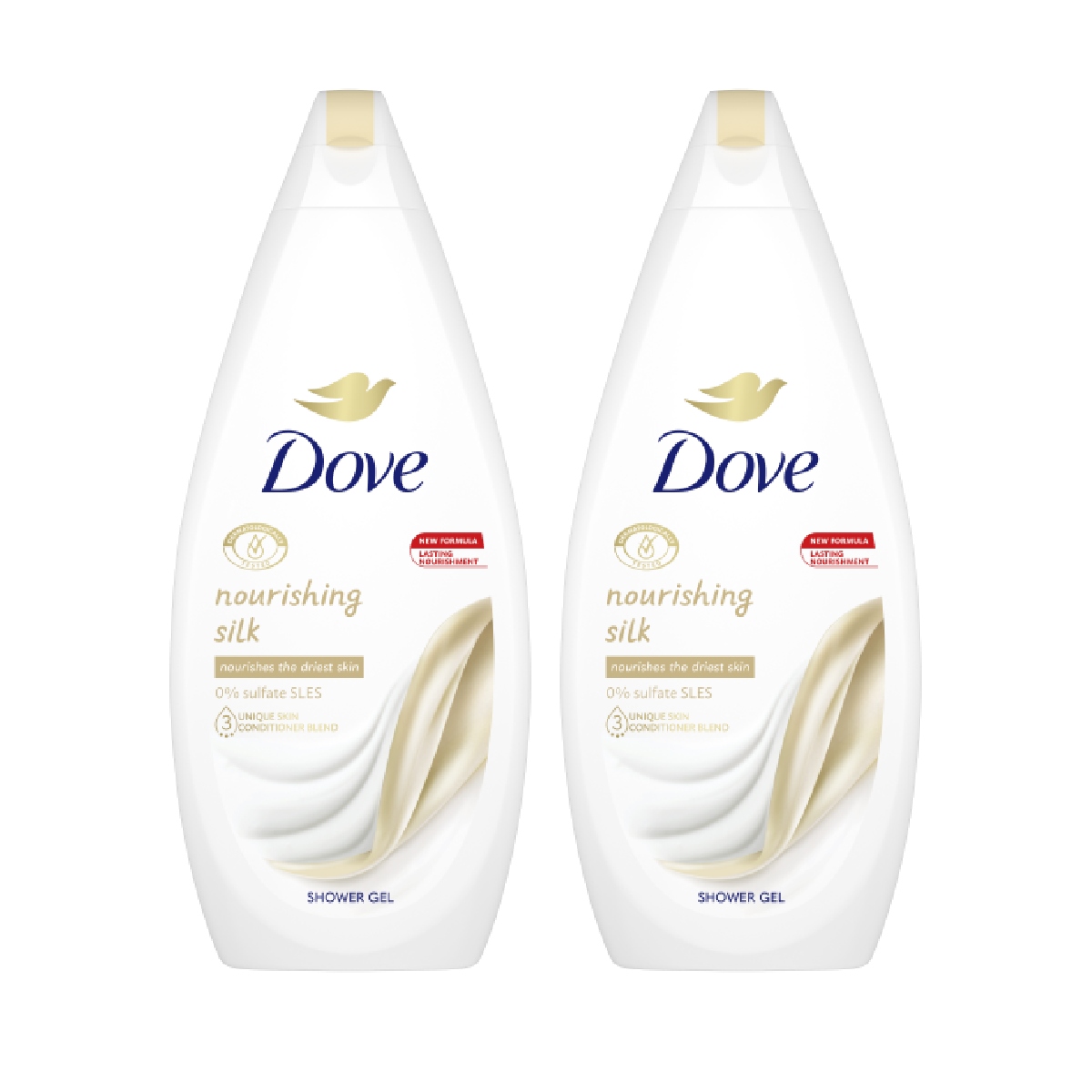 Dove Nourish Silk żel pod prysznic 2x720ml