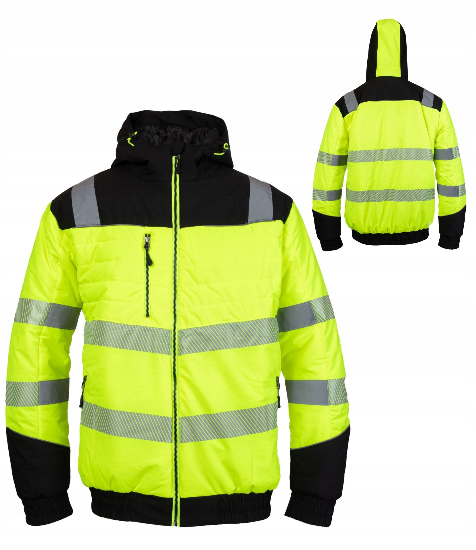 Kurtka odblaskowa ocieplana kurtka robocza r.XL