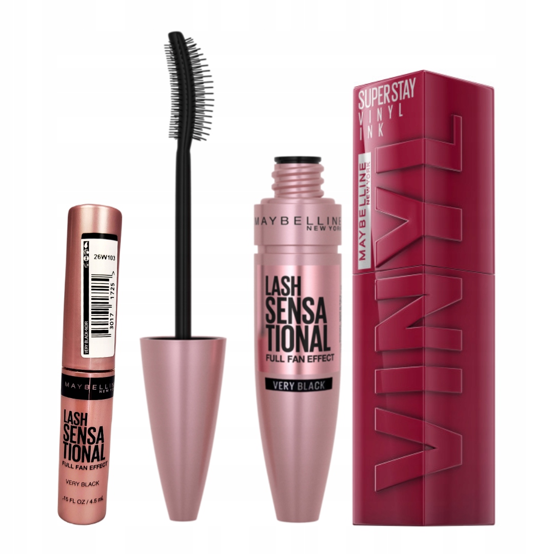 Tusz do rzęs Szminka Maybelline Sensational Vinyl