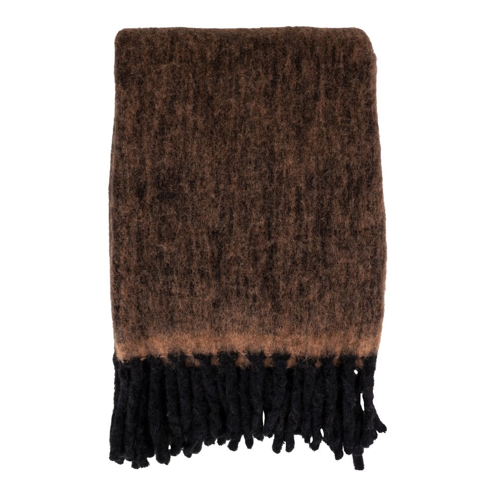 Koc z wełny i mieszkanki włókien 130x170 cm Carmel – House Nordic