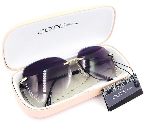 Okulary przeciwsłoneczne damskie bez oprawek COTE 242 C