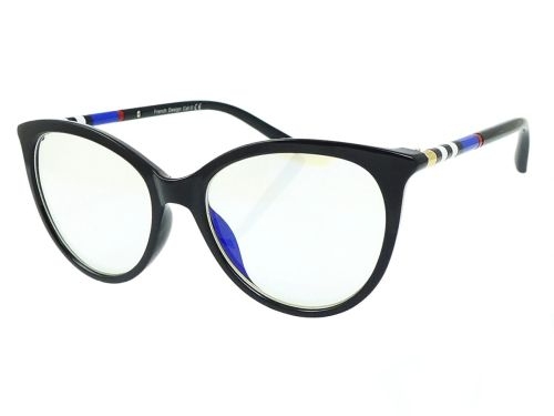 Okulary do komputera damskie zerówki PolarZONE 743K C