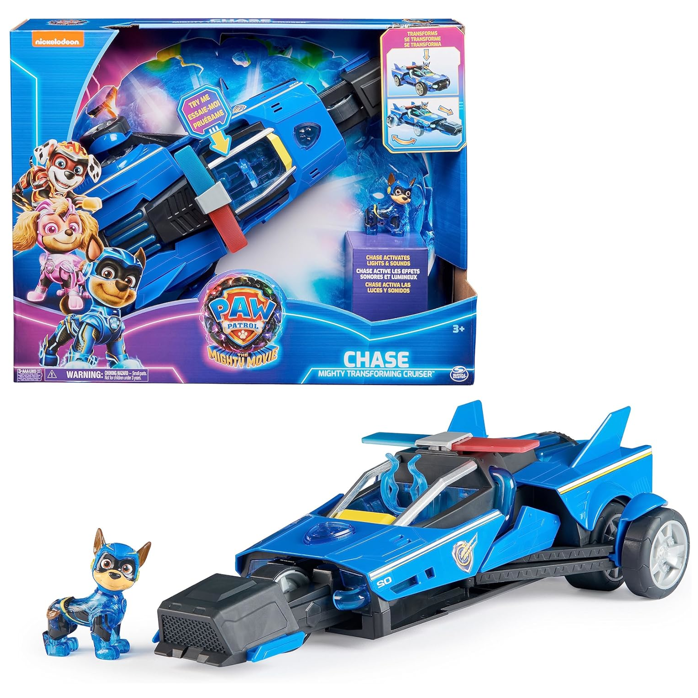 Spin Master Psi Patrol Film Pojazd Chase Kosmiczny radiowóz z figurką