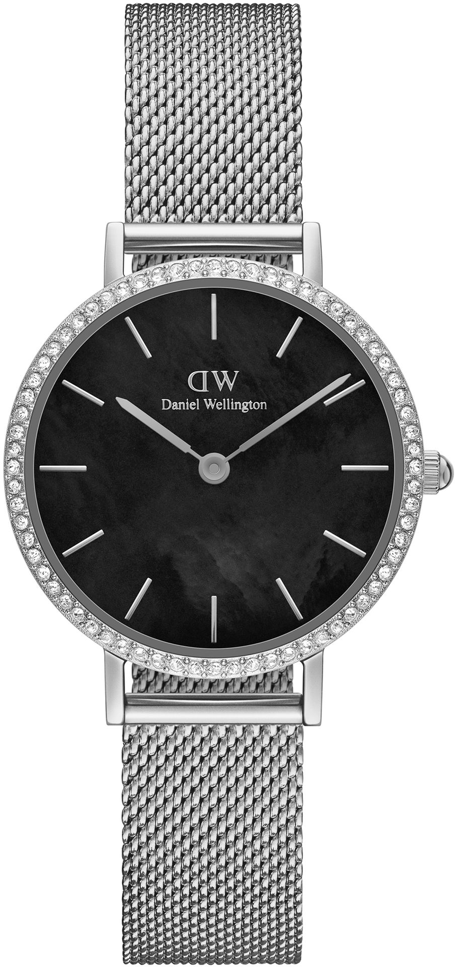 Zegarek Daniel Wellington DW00100661 Lumine Bezel Sterling Black MOP 28 mm - Natychmiastowa WYSYŁKA 0zł (DHL DPD INPOST) | Grawer 1zł | Zwrot 100 dni