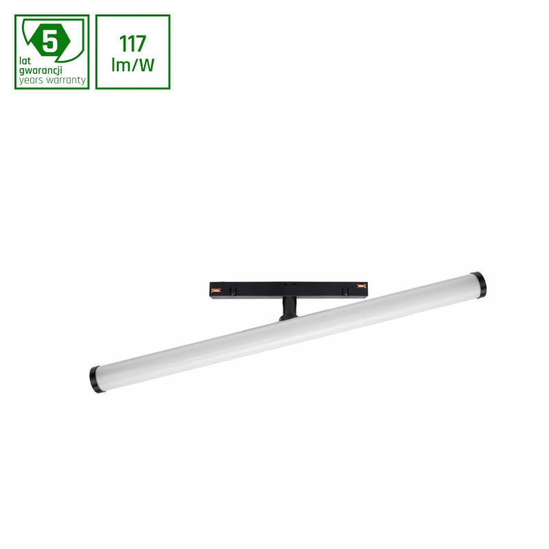 SYSTEM SHIFT - BEAM oprawa na szynoprzewód 28x400x75mm 12W 150st czarny SPECTRUM