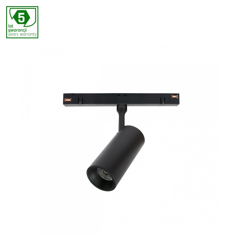 SYSTEM SHIFT - SPOT S oprawa na szynoprzewód 35x140x178mm 6W 24st czarny SPECTRUM