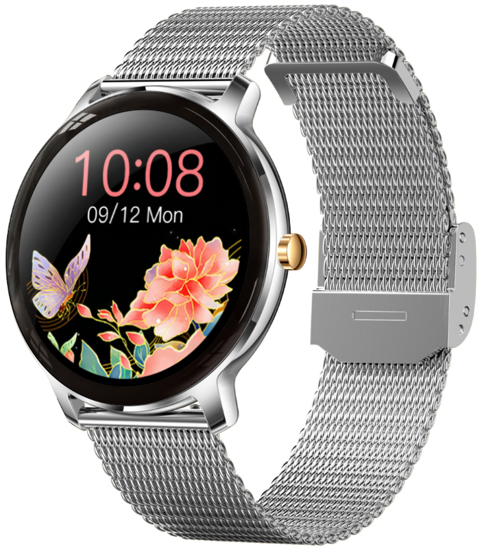 Zegarek Rubicon SMARUB123 Smartwatch Rubicon RNBE66 srebrny - Natychmiastowa WYSYŁKA 0zł (DHL DPD INPOST) | Grawer 1zł | Zwrot 100 dni