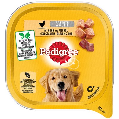 Karma dla psa PEDIGREE Kurczak z olejem z ryb 300 g