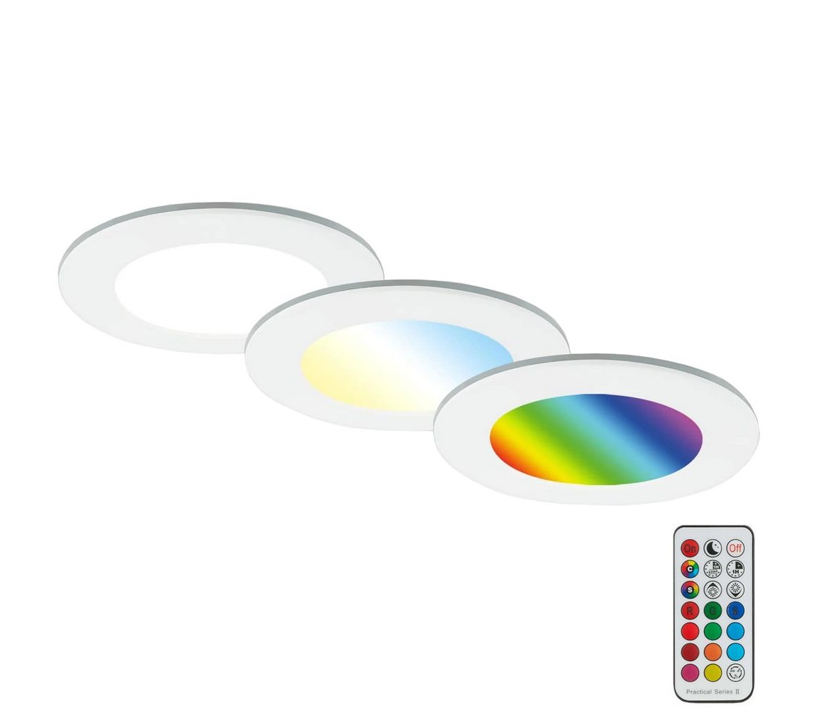 Briloner - ZESTAW 3x LED Ściemnialne oświetlenie łazienkowe LED/4,8W/230V IP65